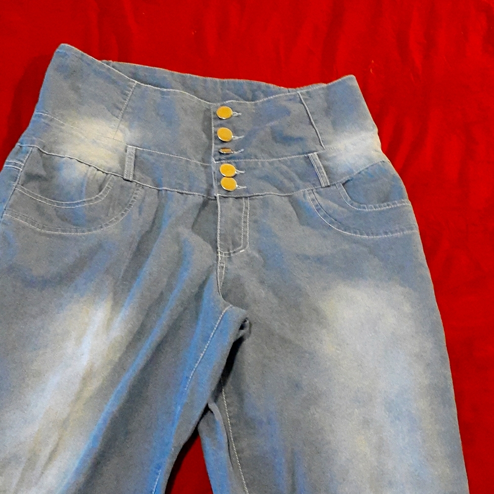 Womens Jeans High Waist Stretch skinny